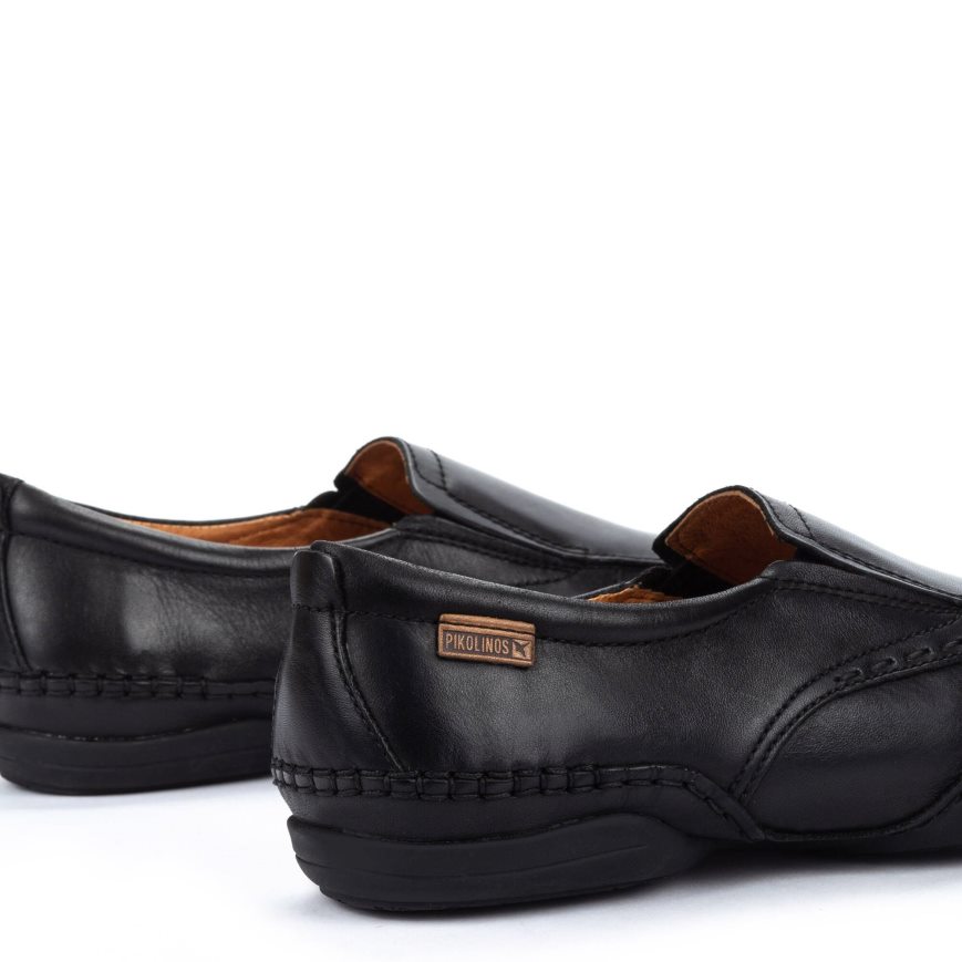 Men's Pikolinos PUERTO RICO Moccasins Black | NZ Q2Q8715